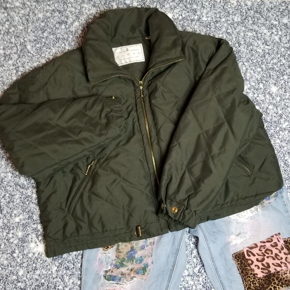 London Fog Crop Jacket - Picture 1 of 8